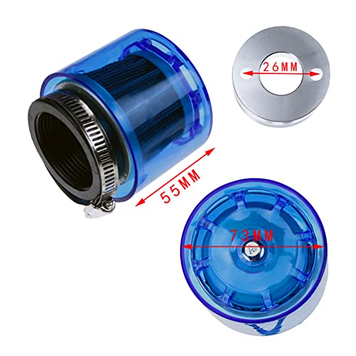 FLMLF RC Car Upgrade Accessories Air filter Set With Blue cover For 1/5 RC Hpi Baja Rovan King Motor 5B 5T 5SC TOP SPEED RC WORLD - Image 5