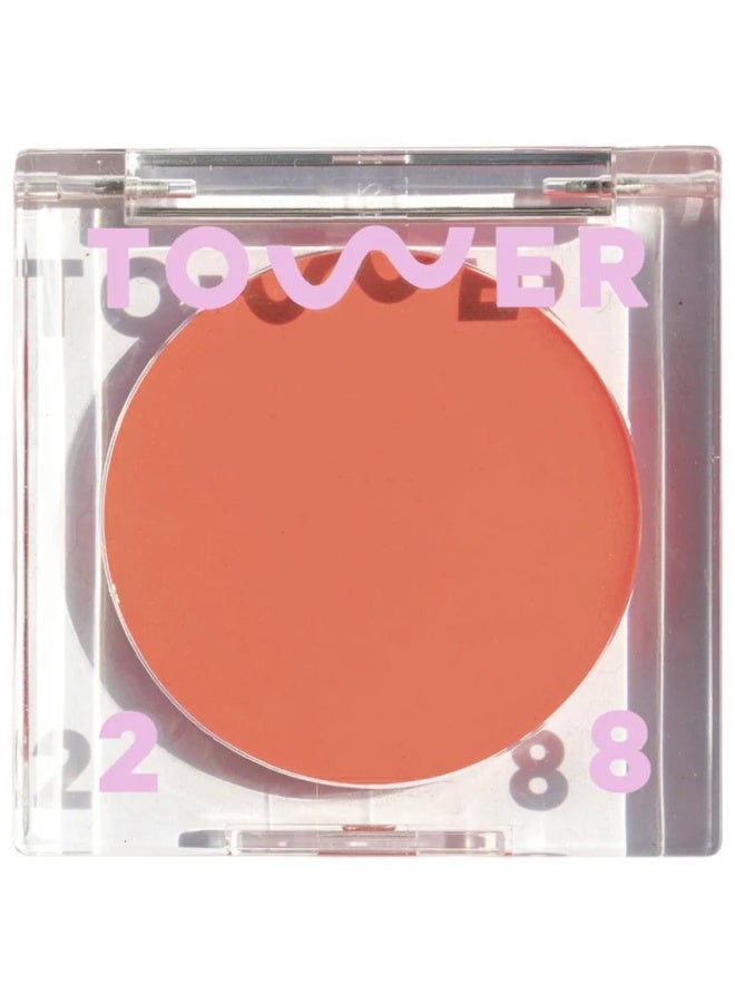 TOWER 28 BeachPlease Lip + Cheek Dewy Cream Blush 4.5ml-Rush Hour - Image 1