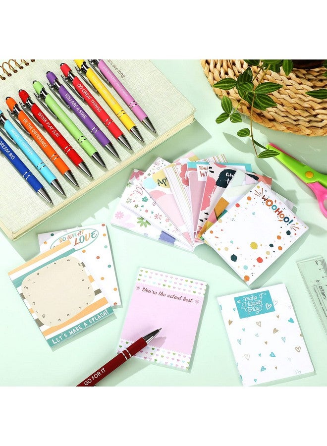 Geyee 24 Pcs Sarcastic Notepads With Sayings Pens Funny Sticky Notes For Adults 3 X 4 Inch To Do List Funny Notepads For Christmas Coworker Nurse Employee Appreciation Gifts(Stylish) - Image 4