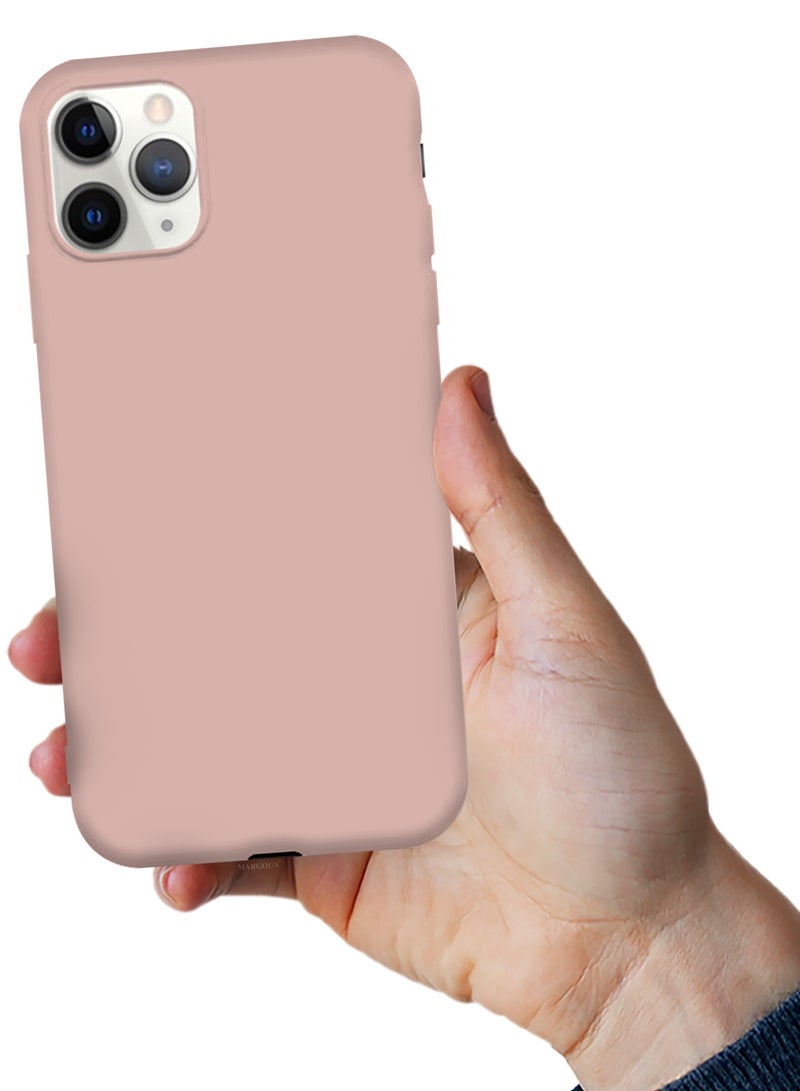 CATANES Soft Silky Silicone Case Cover for Apple iPhone 11 Pro - Full Body Protection - Sand Pink - Image 5