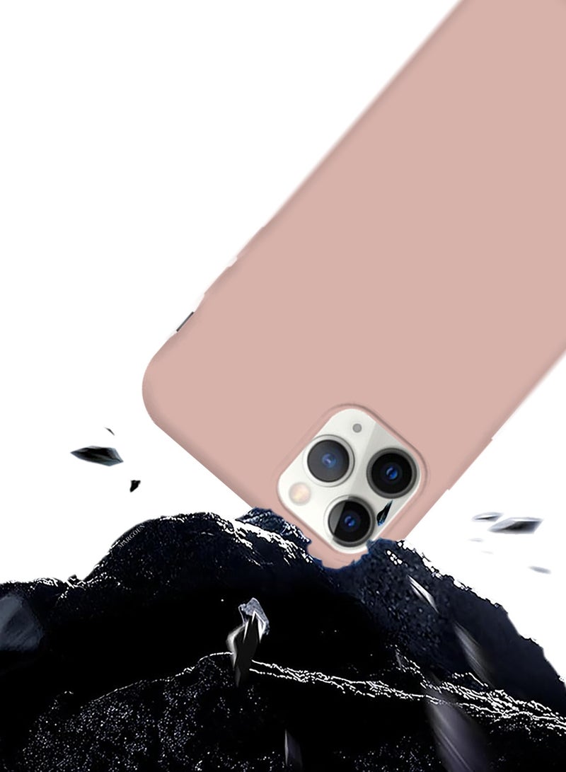 CATANES Soft Silky Silicone Case Cover for Apple iPhone 11 Pro - Full Body Protection - Sand Pink - Image 4