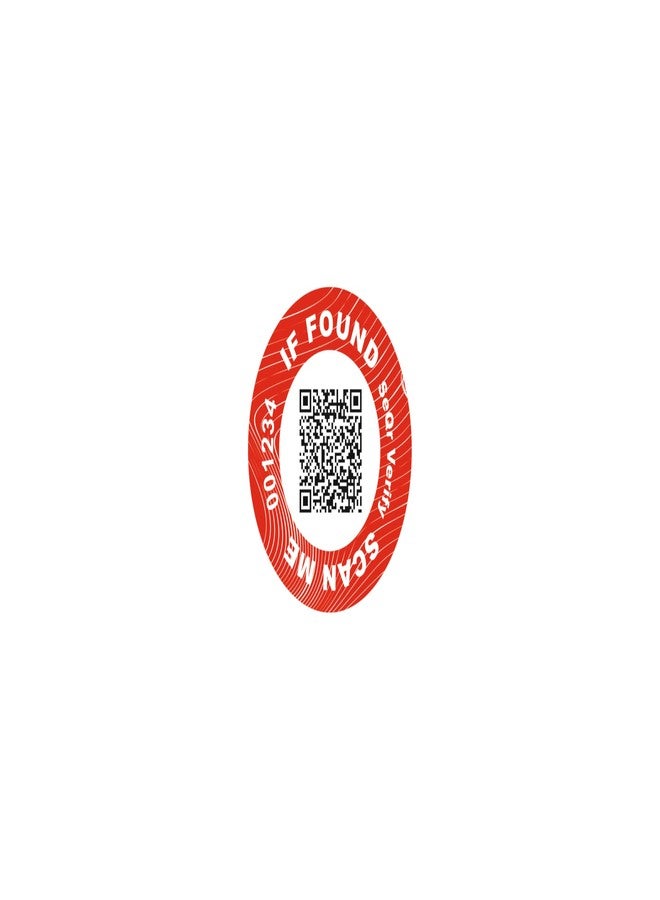SeQr Smart Lost and Found Stickers Multipurpose Waterproof QR Code Labels for Luggage,Travel Bags,School Bags,Bottles,Electronics,Bikes,Helmets,Laptops,& More/Easy Peel & Stick Contactless Return - Image 2