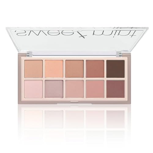 Go Ho 10 Colors Matte Eyeshadow Palette Highly Pigmented Blendable Shades Waterproof CoolWarmtoned 05 - Image 2