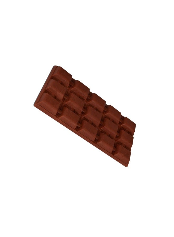 Fat Daddio's Chocolate Mold: 15-Square Bar, 6 Cavities PCM-2016-1 - Image 1