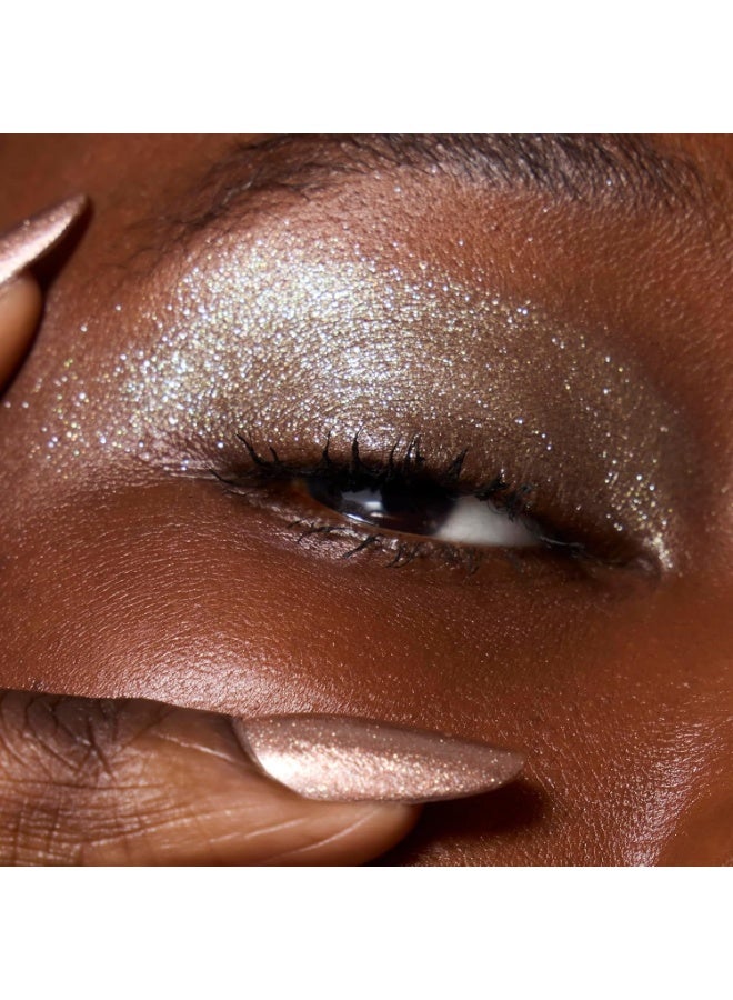 إلف ظلال عيون لامعة من إلف فاين آز فليك - ظلال عيون غنية بالجليتر، ذات ملمس ناعم، مكياج عيون لامع، تدوم طويلاً، نباتية، 0.07 أونصة (2 غرام) - Image 3