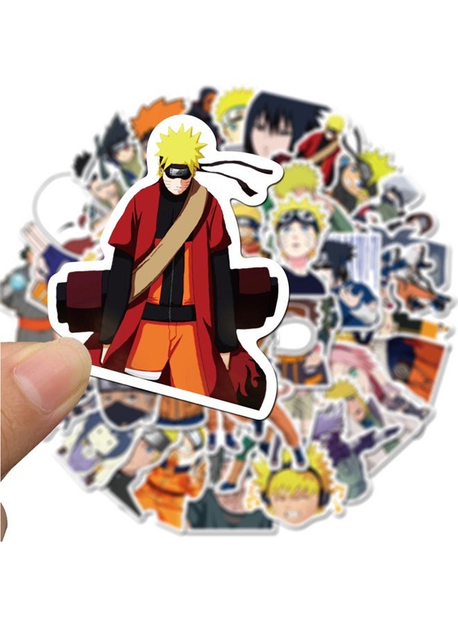 Loquat 50-Piece Anime Cartoon Waterproof Doodles Sticker Set - Image 4
