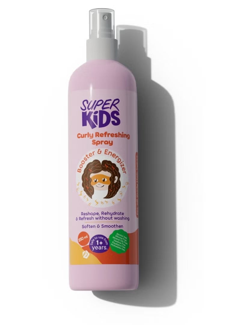 سوبر كيدز بخاخ شعر من للشعر المجعد250 مل