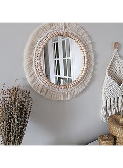 Boho Macrame Round Hanging Mirror Bohemian Wall Décor 3 pieces - pzsku/Z3B9E8F0D5A7540476AB6Z/45/_/1720522876/8d3d1ee7-e35f-4ed6-a117-0c1fd1f60655