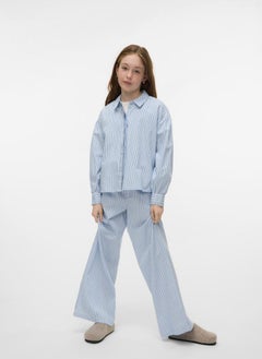 Vero Moda Girl Kids Striped Wide Leg Sweatpants  - Image 3