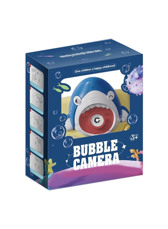 Stem Shark Bubble Blowing Children’s Camera – Music and Lights Toy for Kids 3+ – Style May Vary multicolours - Image 1