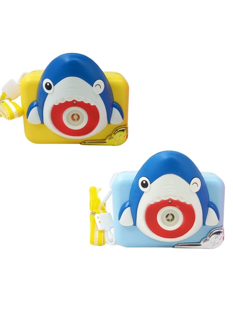Stem Shark Bubble Blowing Children’s Camera – Music and Lights Toy for Kids 3+ – Style May Vary multicolours - Image 5