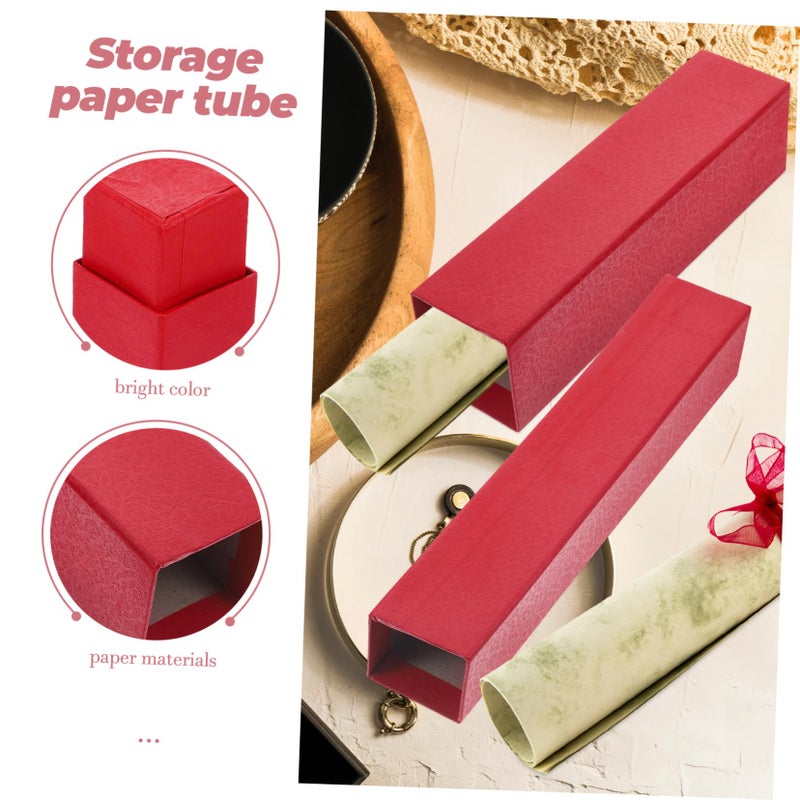 2Pcs Extendable Poster Tube Telescoping Art Carrying Case for Paintings and Posters Storage - Image 4