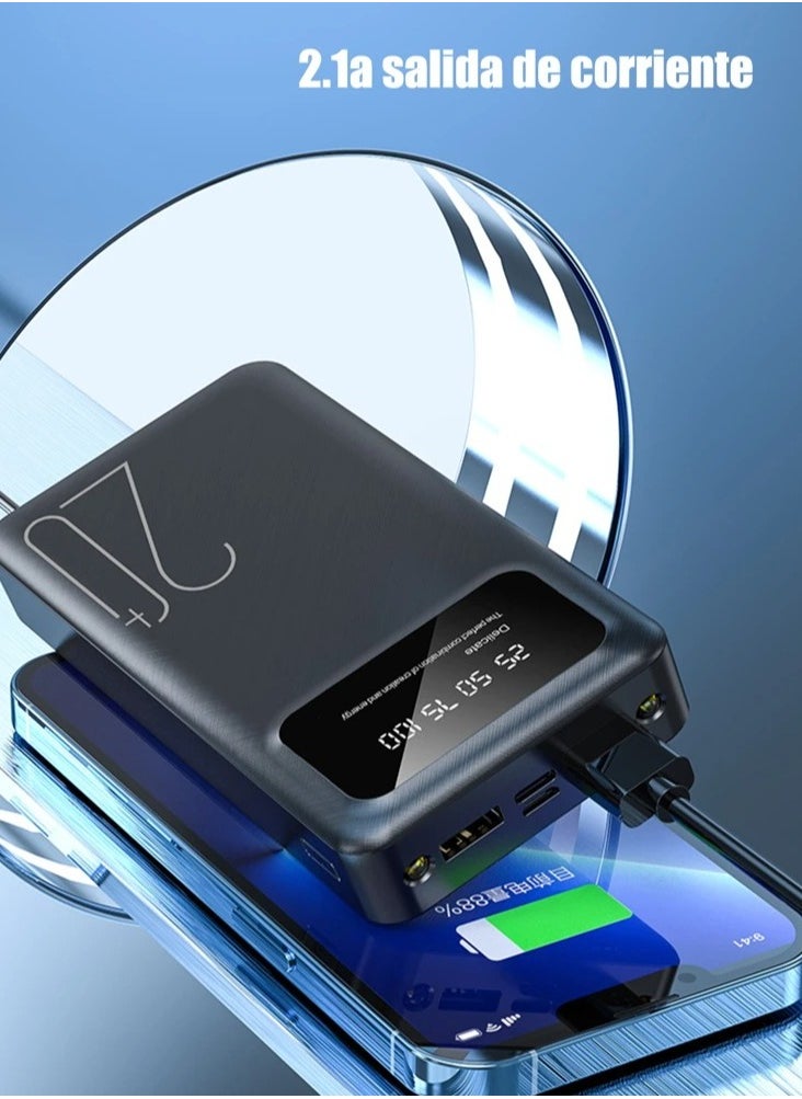 20000mah Mini Portable Power Bank Power Bank LED Display Power Bank External Battery Mobile Power Bank