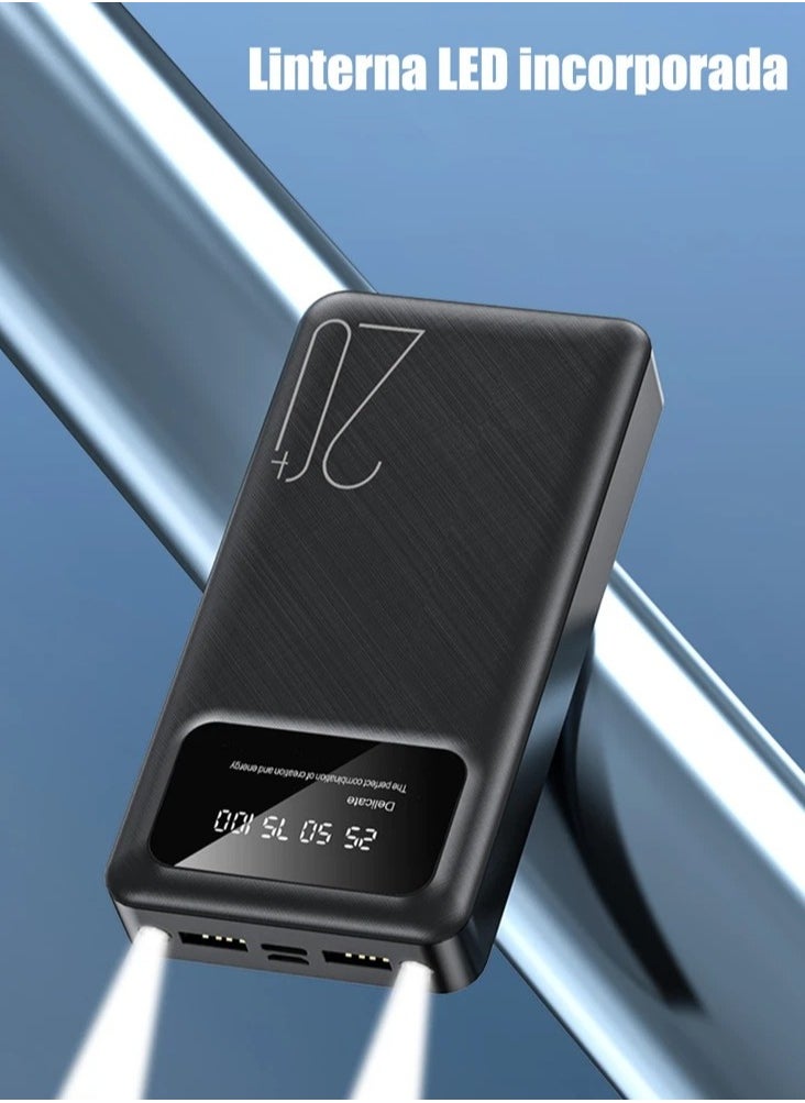 20000mah Mini Portable Power Bank Power Bank LED Display Power Bank External Battery Mobile Power Bank