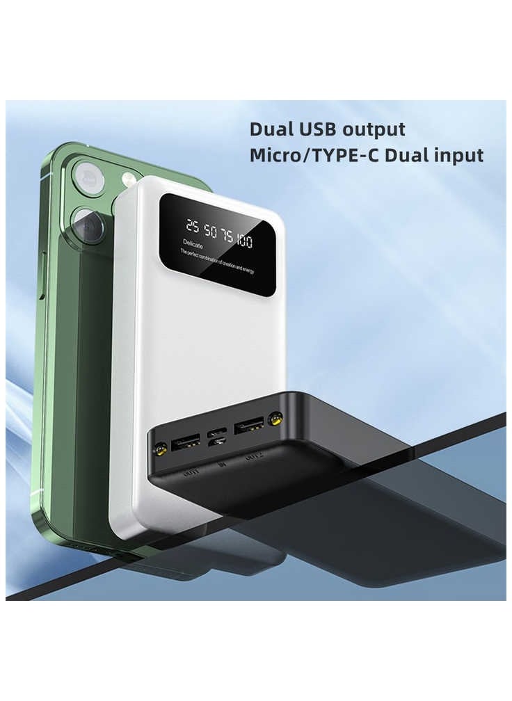 20000mah Mini Portable Power Bank Power Bank LED Display Power Bank External Battery Mobile Power Bank