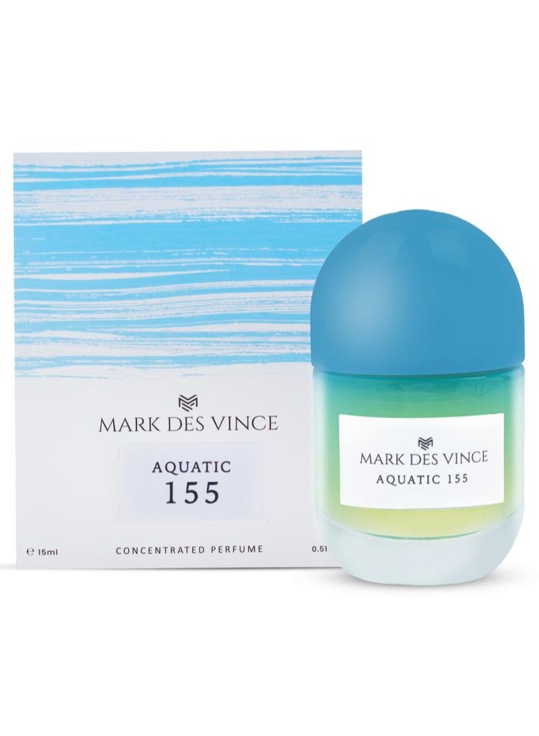 MARK DES VINCE عطر مارك ديس فينس أكواتيك 155 المركز 15 مل - Image 2