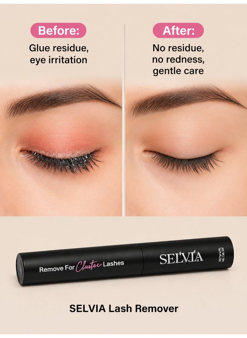 SELVA BEAUTY Lash Glue Remover for Lash Extensions Eyelash Remover for Cluster Lashes Easy Removal Eyelash Extension Remover - Image 2