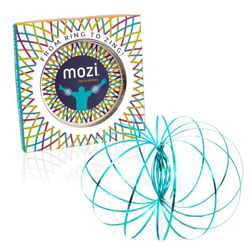 Mozi Geometric Magic Flow Bracelet Easy to Use 3D Spiral Toy Spinning Bracelet Spiral for Children and Adults Sapphire Blue - Image 1
