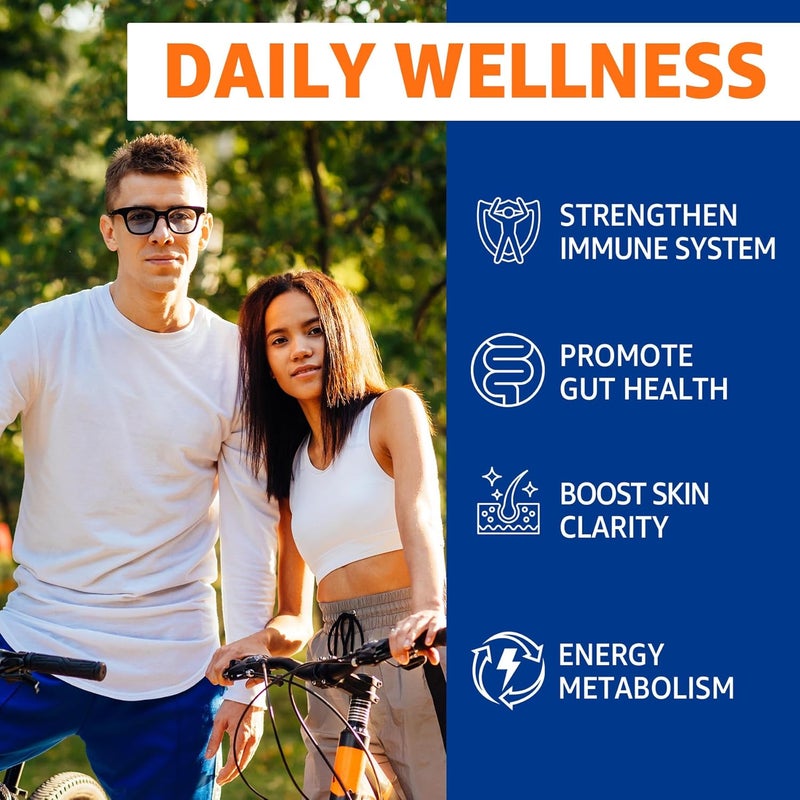 NEVISS جومي زنك مع نحاس بروبيوتيك فيتامين ب6 لامتصاص أقصى مكملات الزنك للرجال والنساء تركيبة توازن معدنين أساسيين لصحة المناعة والأمعاء نباتي غير معدل وراثيًا 60 حبة - Image 3