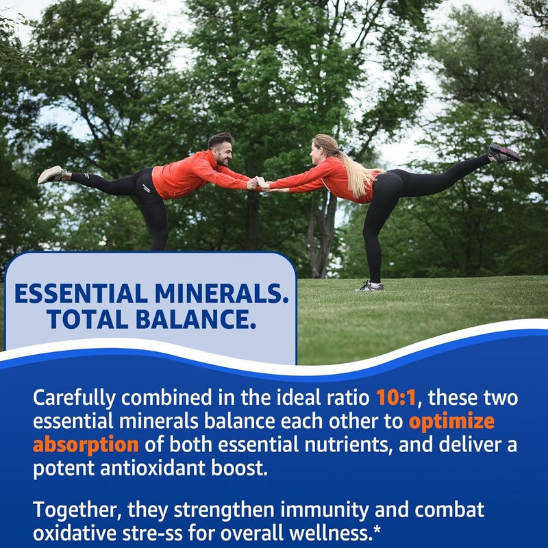 NEVISS جومي زنك مع نحاس بروبيوتيك فيتامين ب6 لامتصاص أقصى مكملات الزنك للرجال والنساء تركيبة توازن معدنين أساسيين لصحة المناعة والأمعاء نباتي غير معدل وراثيًا 60 حبة - Image 4