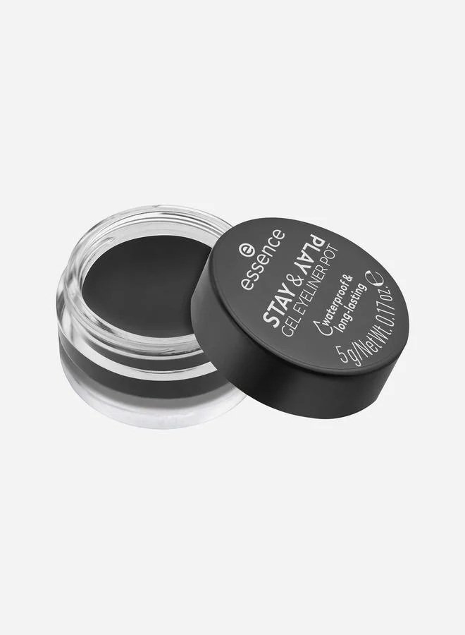 Essence Stay & Play Gel Eyeliner Pot 01