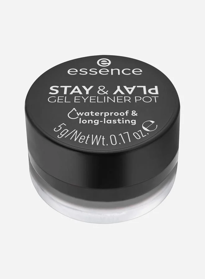 Essence Stay & Play Gel Eyeliner Pot 01