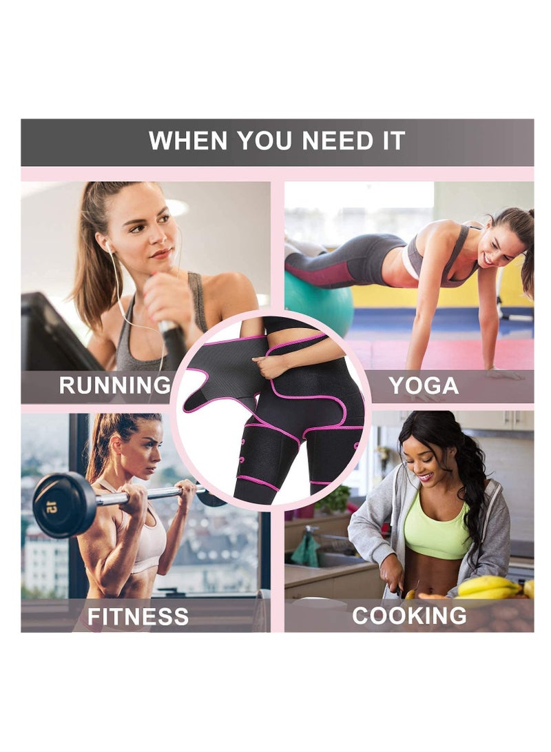 SYOSI Waist Trainer for Women Waist Ultra Light Butt Lifter Shaper Thigh Trimmers with Adjustable Belt Hip Enhancer Invisible Lift Shapewear for Fitness Training Workout  - Image 4