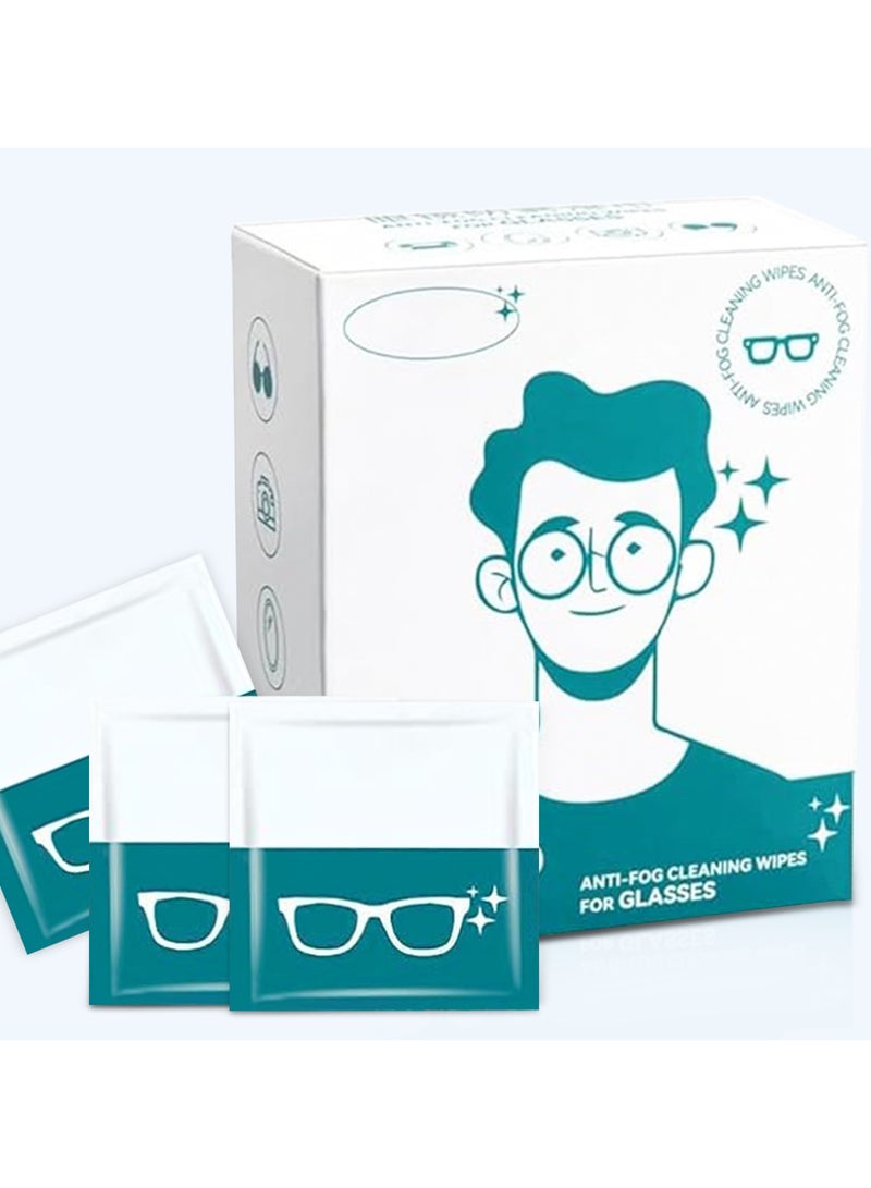 Generic Lens Cleaning Wipes - 100 Pack Pre-Moistened Anti-Fog Eyeglass Wipes and screen cleaner| Individually Wrapped, Streak-Free, Safe for Glasses, Camera Lenses, Phones, Screens & Sunglasses  - Image 1