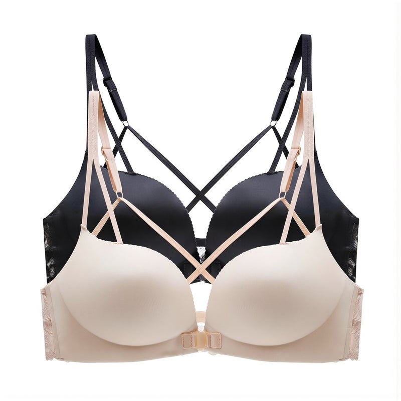 Multi Outfit Adapt Bra Front Closure Match All Tops Dresses 3 Colors M 32AB - Image 5