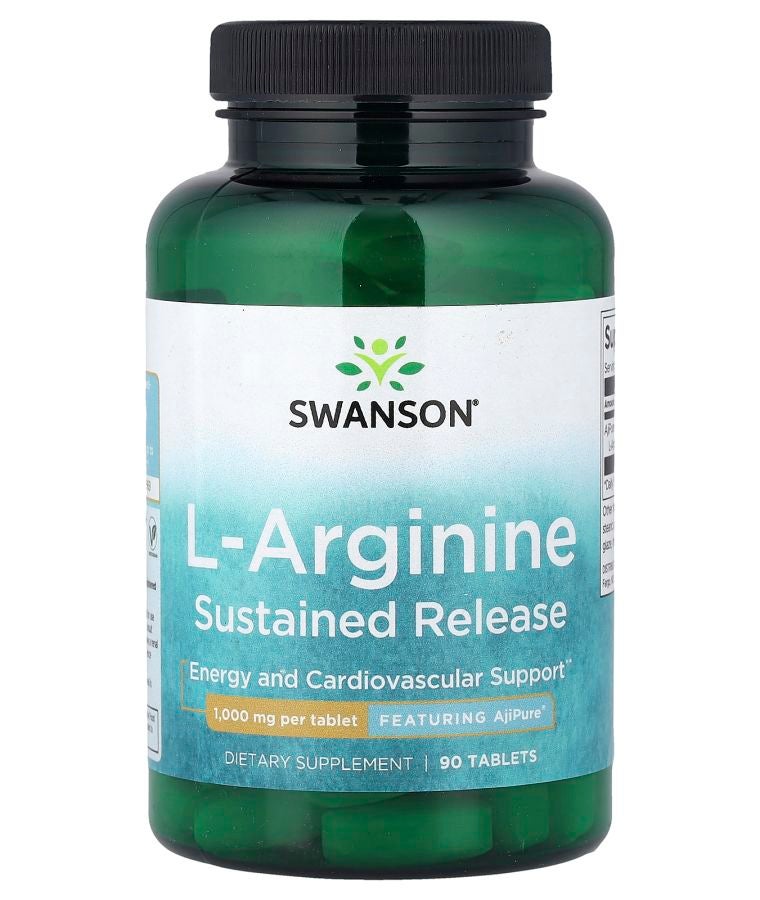 SWANSON L-Arginine Sustained Release 1000 mg 90 Tablets
