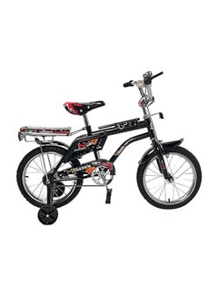 AL BADER Rambo Freestyle Kids Bike with Two Flashing Training Wheels and 2 Seats, 16-Inch Kids Bike with Double Handbrake For Boys Girls Age 7-11 Years, Children Bicycle with Adjustable Seat  - Image 1