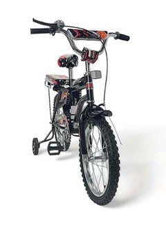 AL BADER Rambo Freestyle Kids Bike with Two Flashing Training Wheels and 2 Seats, 16-Inch Kids Bike with Double Handbrake For Boys Girls Age 7-11 Years, Children Bicycle with Adjustable Seat  - Image 2