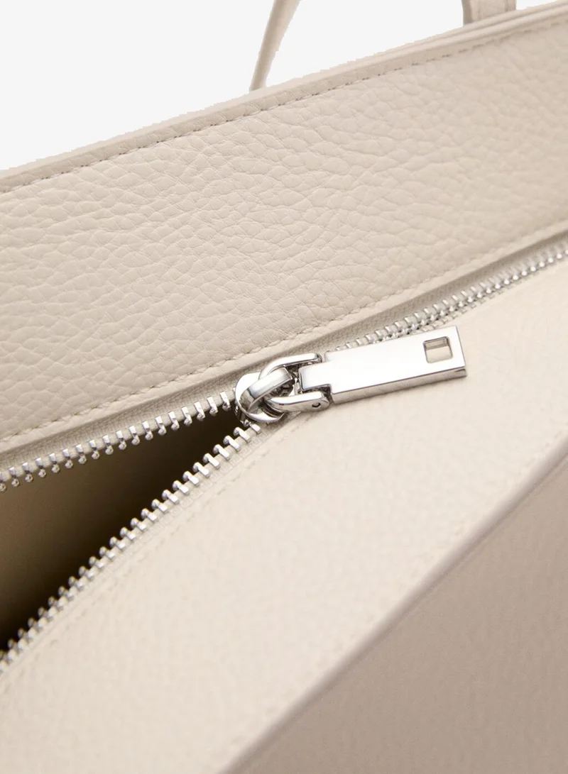 MANGO  Shopper bag with double handle for Women | Best Price UAE