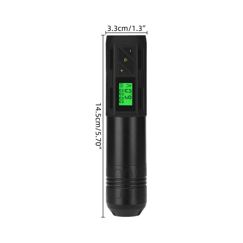Tattoo Machine Pen: Black Type C Fast Charging Pen - Low Body Jitter Precise Line Creation for Professional Tattoo Artists - Image 2