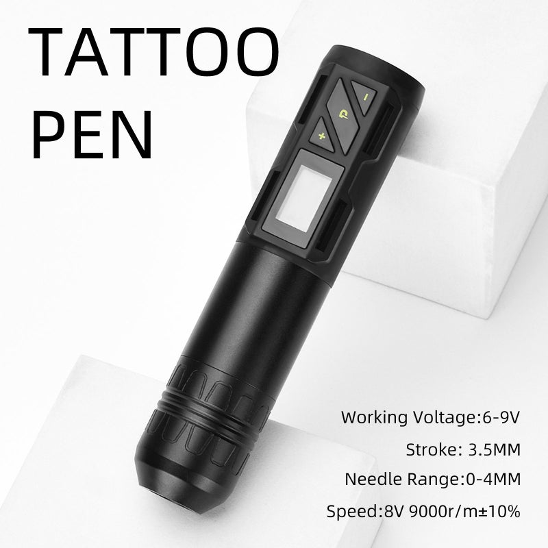 Tattoo Machine Pen: Black Type C Fast Charging Pen - Low Body Jitter Precise Line Creation for Professional Tattoo Artists - Image 5