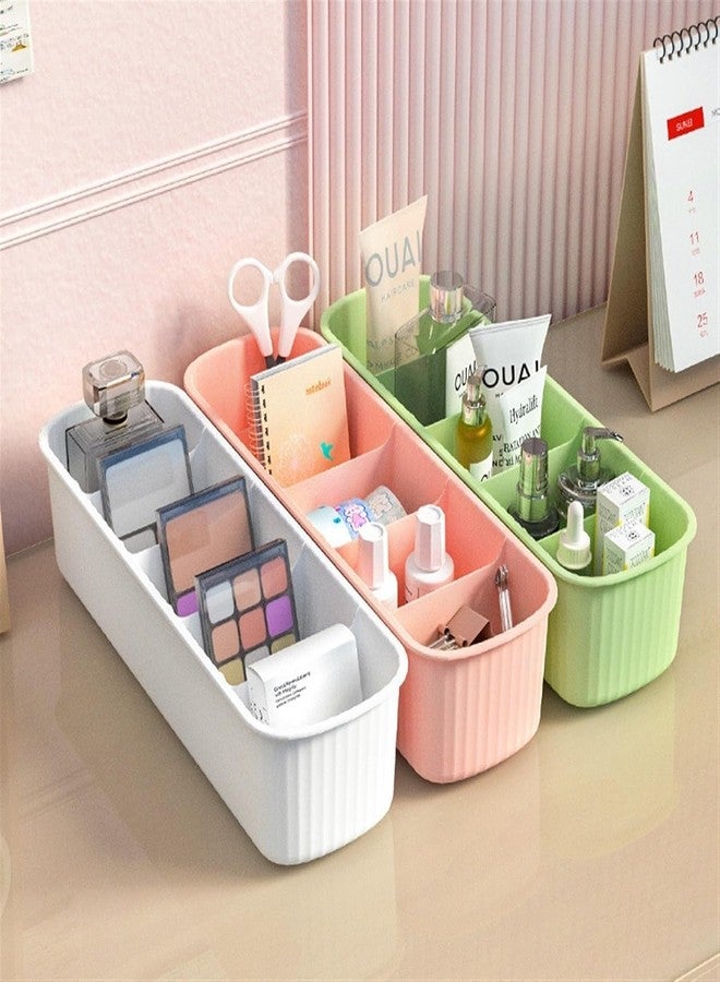 KRYLAR-4 pcs Socks Underwear Storage Boxes,Household Compartment Clothes Organizer,Cloth Dividers for Underwear, Socks, Bras - Space-Saving Wardrobe Storage Solution-For Home Organization (multicolor) - Image 1