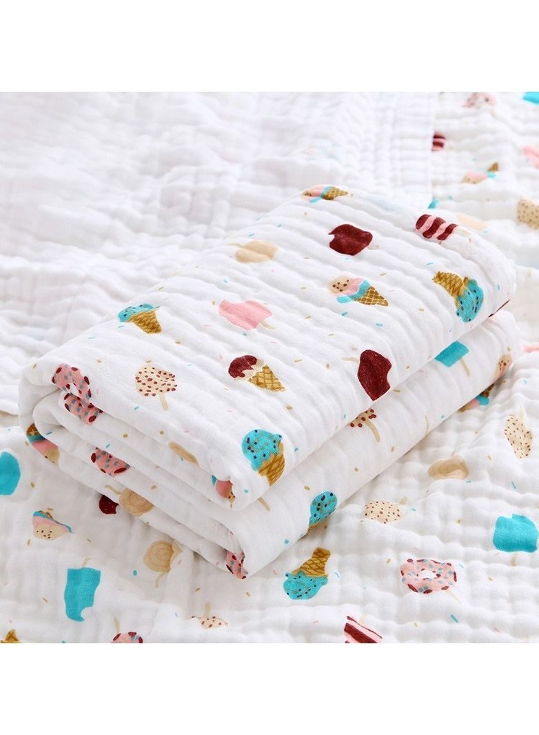 Loquat Pure Cotton Cartoon Printed Bath Towels