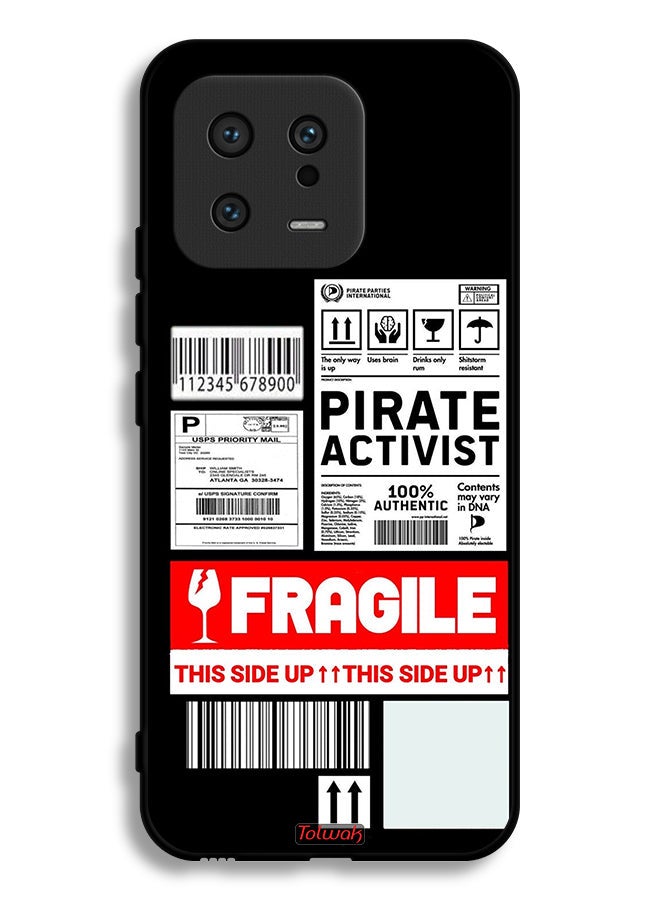 Xiaomi 13 Protective Case Cover Private Activist Fragile Sticker