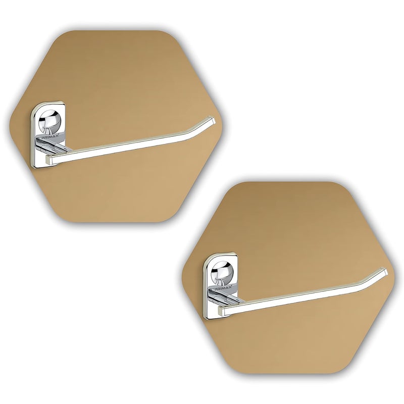 Primax Primax Dream Stainless Steel Napkin Ring/Towel Ring/Napkin Holder/Towel Hanger/Bathroom Accessories (Chrome) - Pack of 2  - Image 1