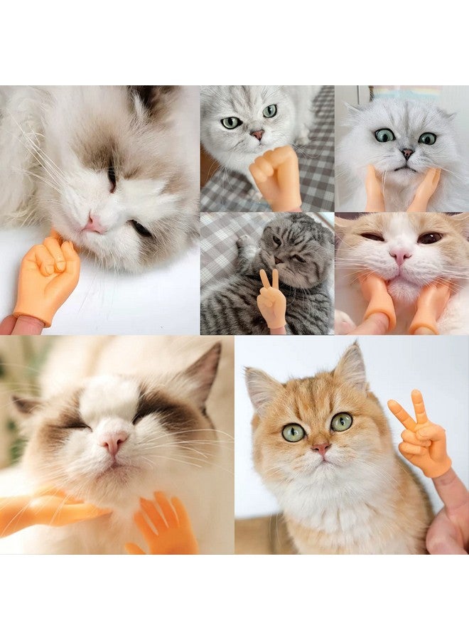 ZAKVOOR 16 Pcs Tiny Finger Hands Mini Rubber Finger Puppets Realistic Little Hand Finger For Puppet Show Gag Performance Party Favors - Image 3