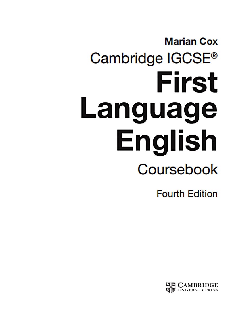 Cambridge IGCSE® First Language English Coursebook  - Image 2