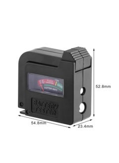 Excefore Battery Tester, Multi Purpose Household Battery Load Tester Checker, Universal Battery Checker Meter for AA/AAA/C/D/9V/1.5V Small Button Cell Batteries 12 V Lantern Cells & More (Black)  - Image 5