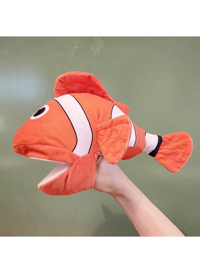 Bluejw New Small Fish Hand Doll Toy Large Children's Baby Story Finger Doll Mouth Gloves Tropical Fish Octopus - Image 2