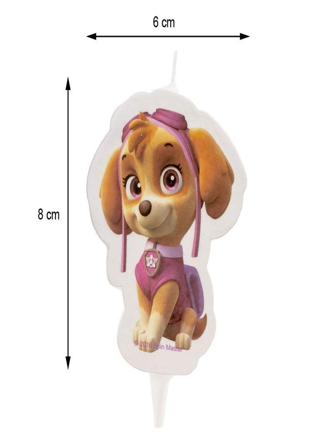 Dekora - 2D Skye Paw Patrol Candle, Pink, 8 x 8 x 12 cm, 346171 - Image 2
