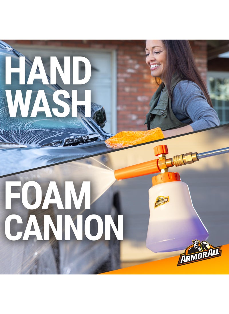 ARMOR ALL Armor All Ultra Shine Car Wash and Wax High Foaming Formula for Hand Wash & Foam Cannon Cleans, Shines & Protects Water Beading Effect Safe on All Finishes, 1.89L  - Image 3
