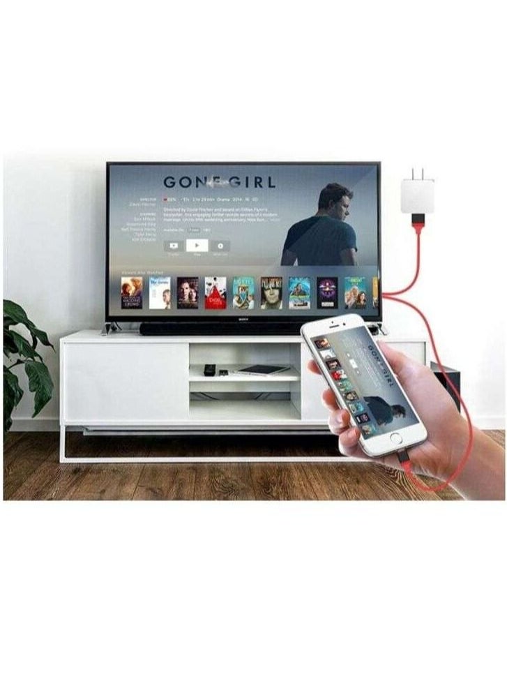 Generic - 2 In One HDMI Adapter Cable For Apple iPhone 11 2meter - Image 1