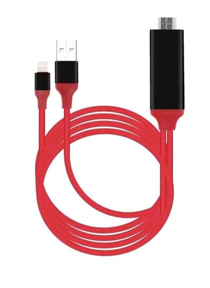 Generic - 2 In One HDMI Adapter Cable For Apple iPhone 11 2meter - Image 1