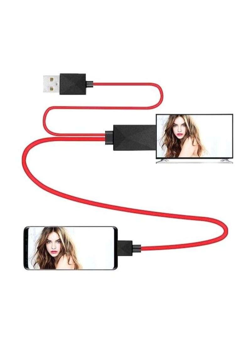 Generic - 2 In One HDMI Adapter Cable For Apple iPhone 11 2meter - Image 1