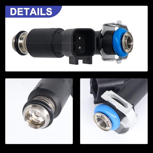HiSport 4 PCS Fuel Injectors 12582219 Disc Fuel Injectors 22L with Retainer Clip Replacement for chevrolet Cobalt 20052010Compatible with Pontiac G5 20072010Pursuit 20052006 L4 2171634 - Image 3