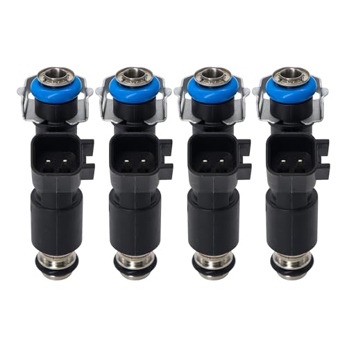 HiSport 4 PCS Fuel Injectors 12582219 Disc Fuel Injectors 22L with Retainer Clip Replacement for chevrolet Cobalt 20052010Compatible with Pontiac G5 20072010Pursuit 20052006 L4 2171634 - Image 1